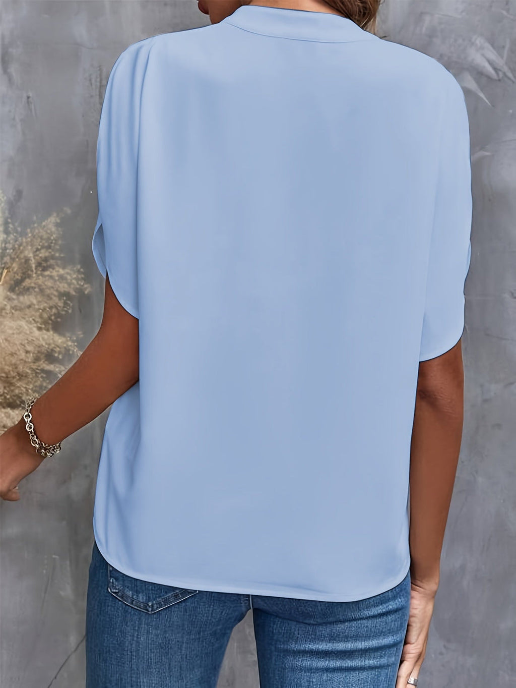 Beth Blouse met brede mouwen